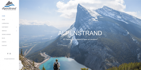 Alpenstrand.de Relaunch und SEO Betreuung